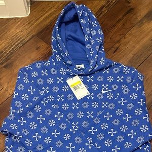 Nike Hoodie Sportswear Club Fleece All Over Print Monogram OFF FJ1635-480